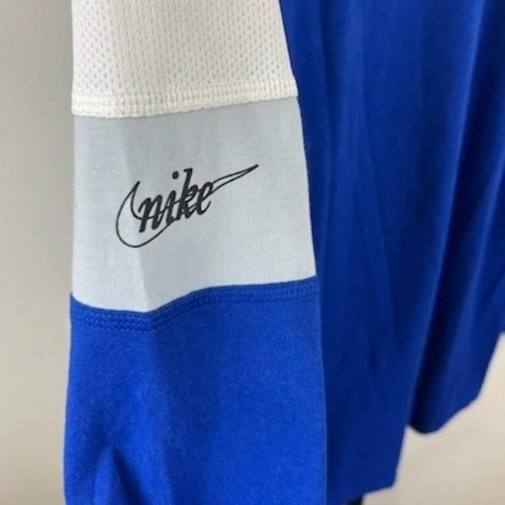 Nike NFL Patriots Men's Size Large Blue Dri-FIT‎ Long Sleeve Tee Shirt